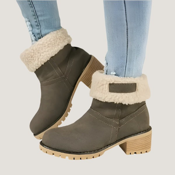 Olga - Waterproof woolen ankle boots