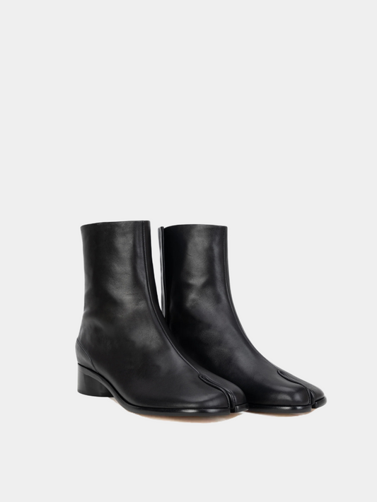 Leather Tabi Boots - Low