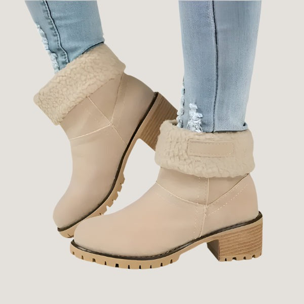 Olga - Waterproof woolen ankle boots