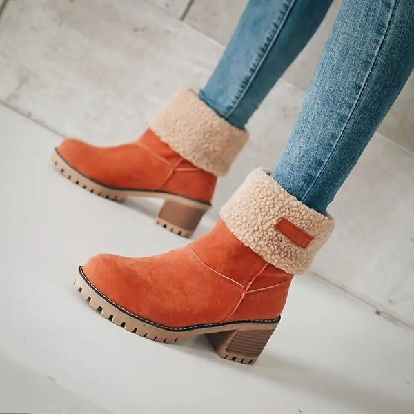 Olga - Waterproof woolen ankle boots