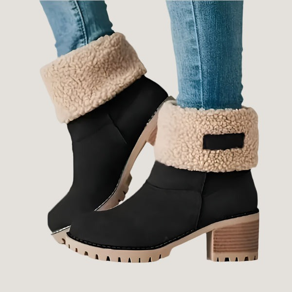 Olga - Waterproof woolen ankle boots