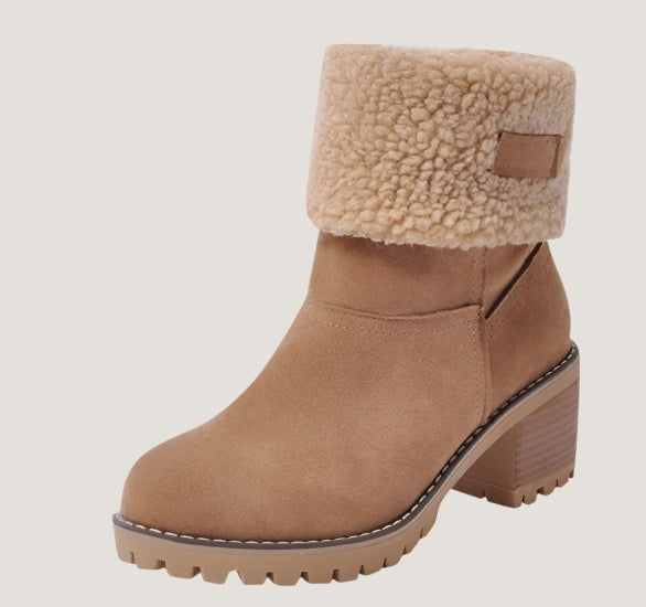 Olga - Waterproof woolen ankle boots