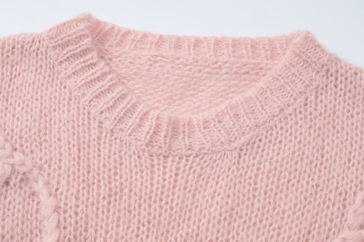 Chic ALEVTINA Knit Sweater for Effortless Style