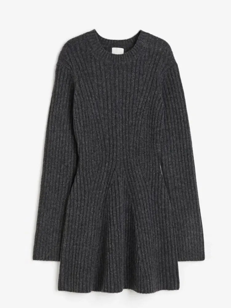 Chic VIKI Knit Mini Dress for Effortless Style