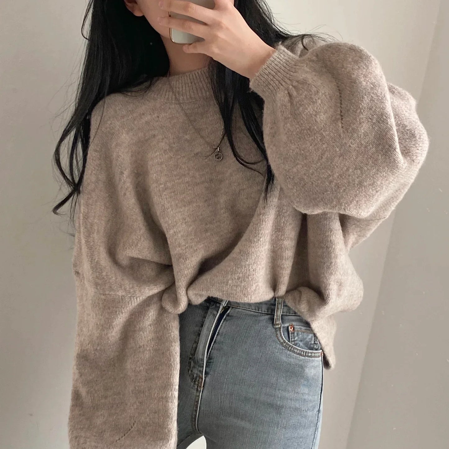 Chic Venna Cozy Knit Sweater