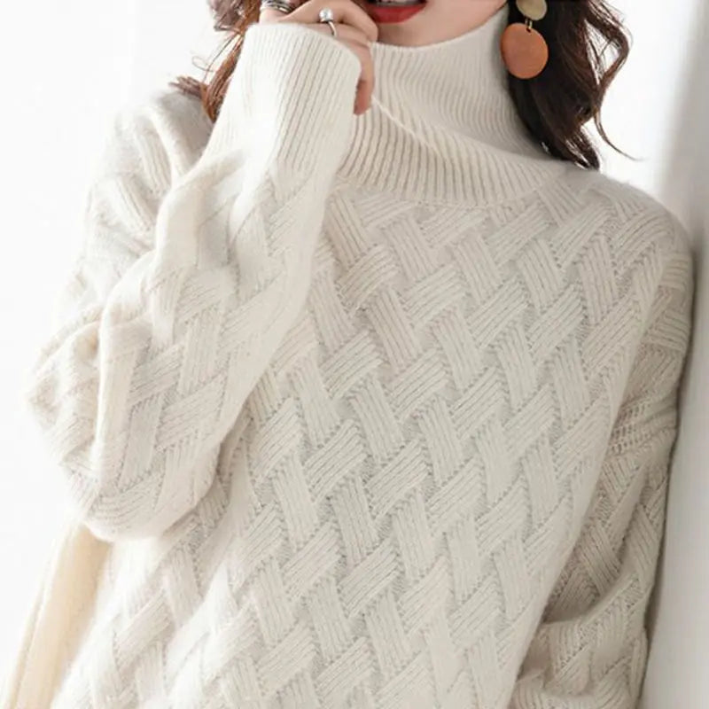 Chic NINA Knit Sweater for Cozy Elegance