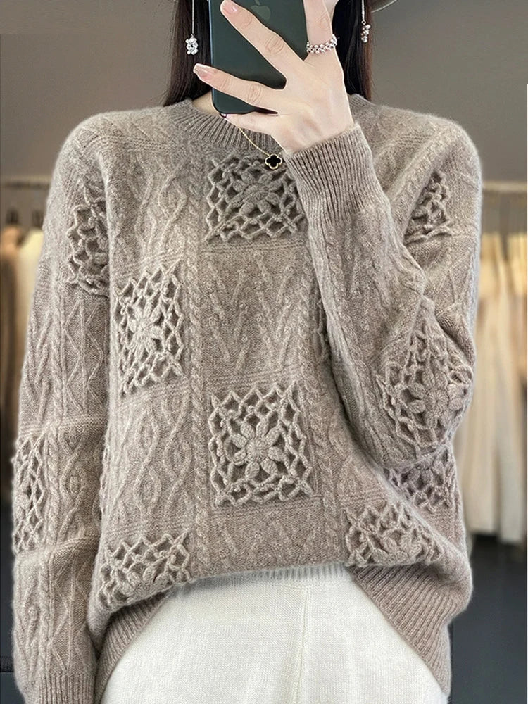 Cozy Elegance: VITELIA Knit Sweater