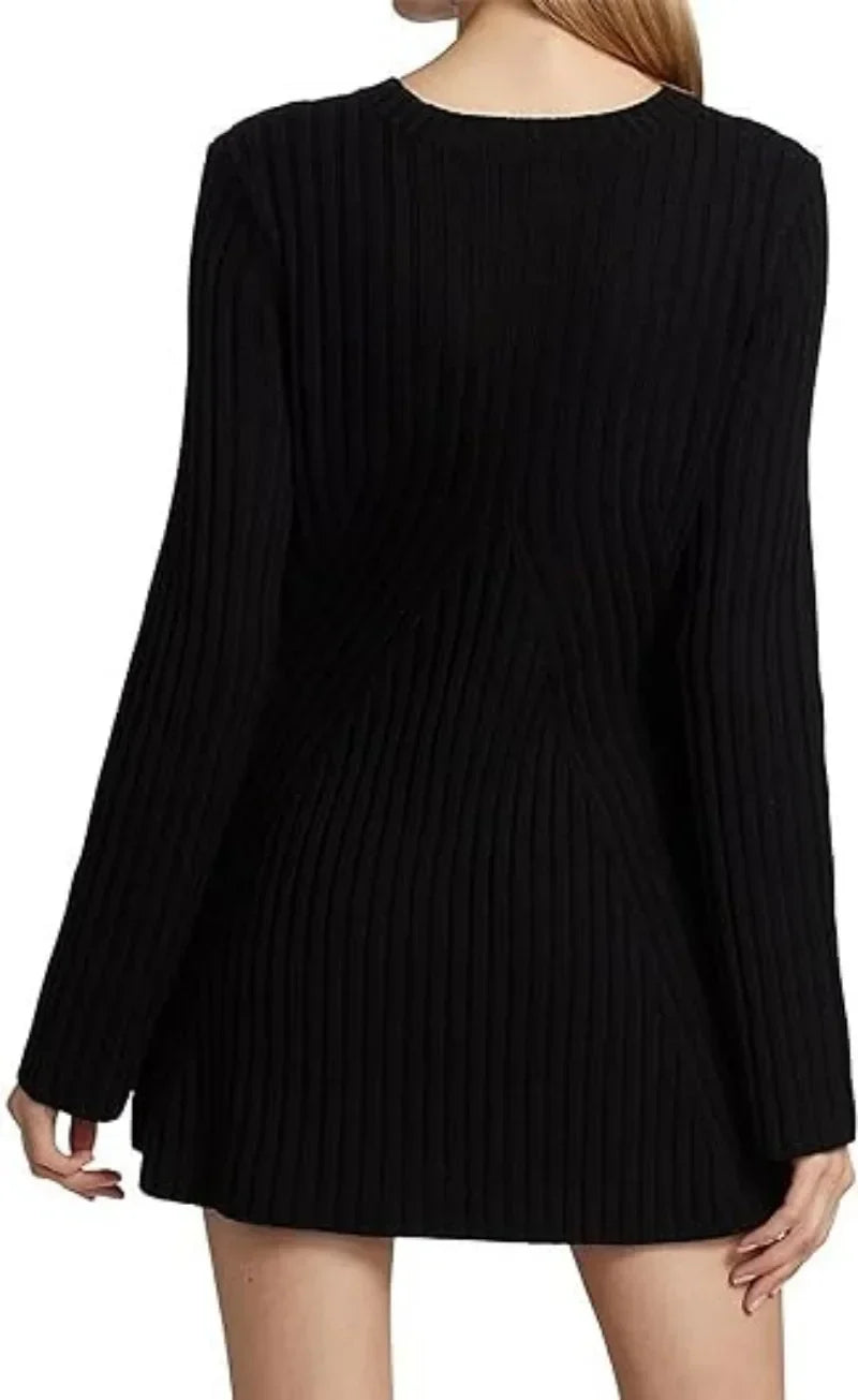 Chic VIKI Knit Mini Dress for Effortless Style