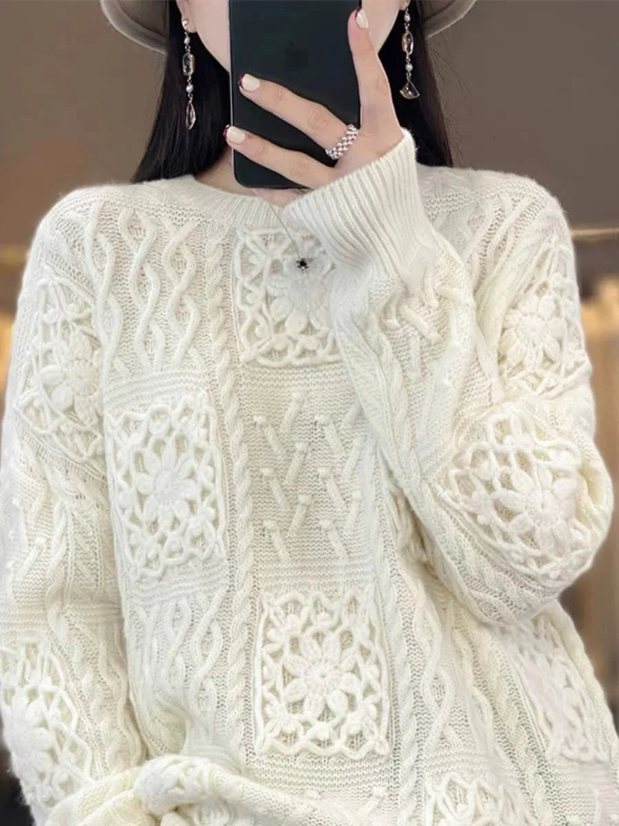 Cozy Elegance: VITELIA Knit Sweater