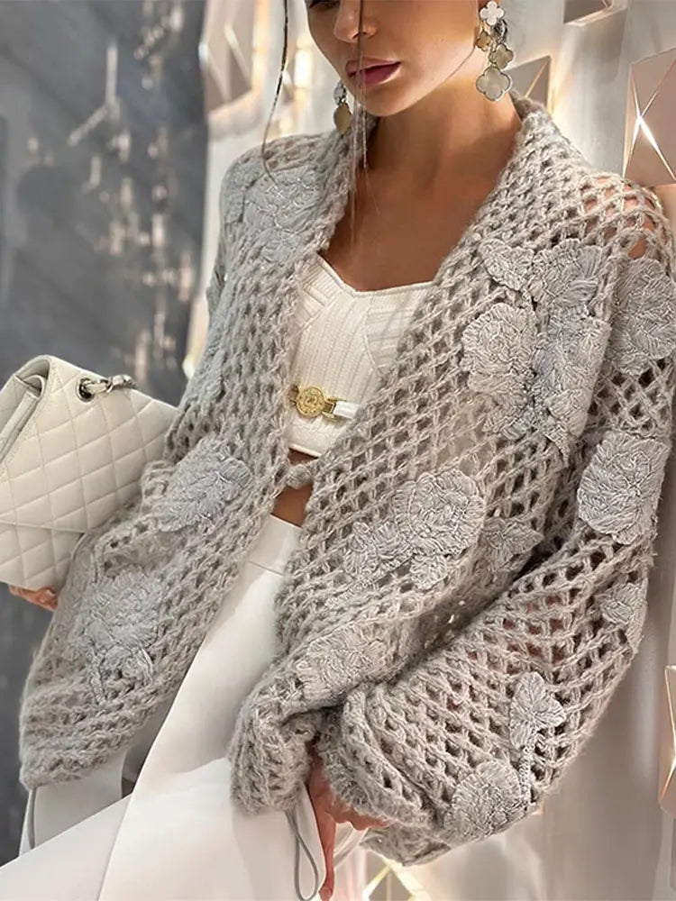 Glamorous Shimmering Cardigan