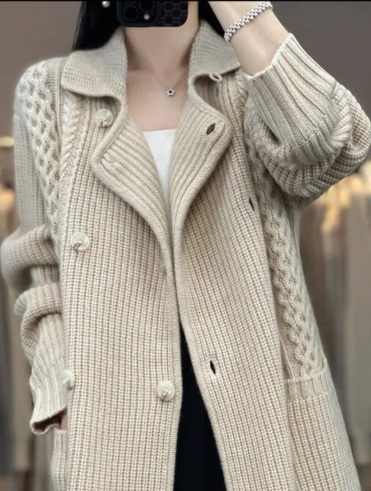 Cozy AMINE Knit Cardigan for Ultimate Comfort