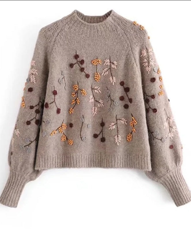 Charming VIKKY Retro Knit Sweater