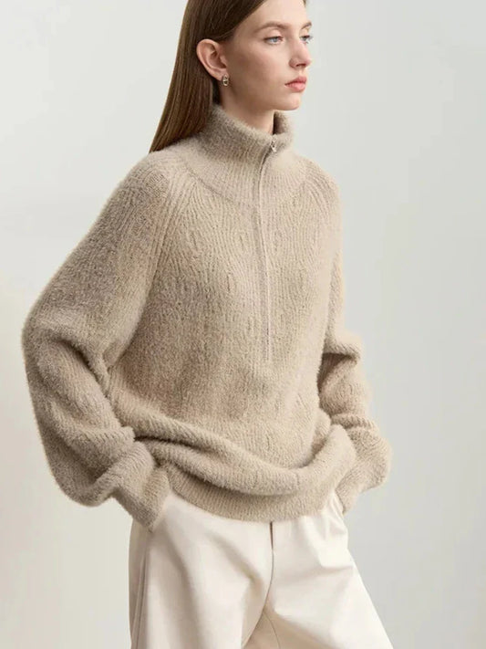 Luxurious Sara Mink Sweater – Embrace Elegance and Comfort