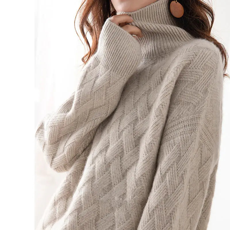 Chic NINA Knit Sweater for Cozy Elegance