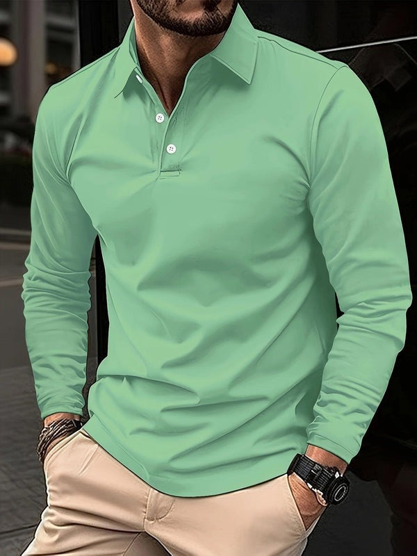 Marco long-sleeved polo shirt