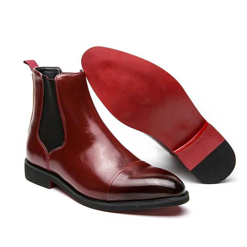 Jon-Morris Red Sole Ankle Boots