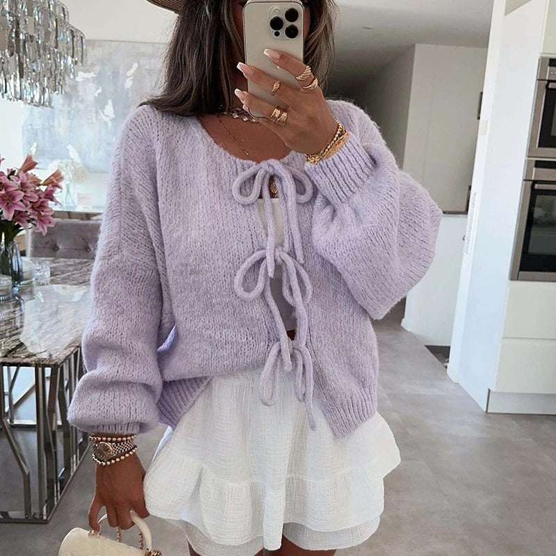 Vienna | knitted sweater with knots