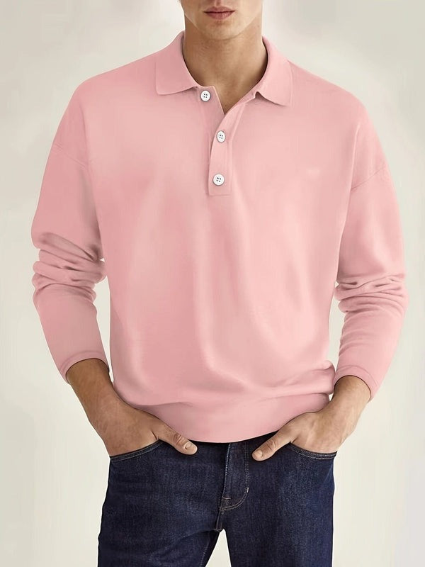 Marco long-sleeved polo shirt