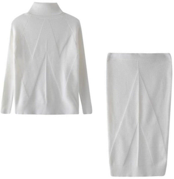 Zorina | Turtleneck Skirt Set