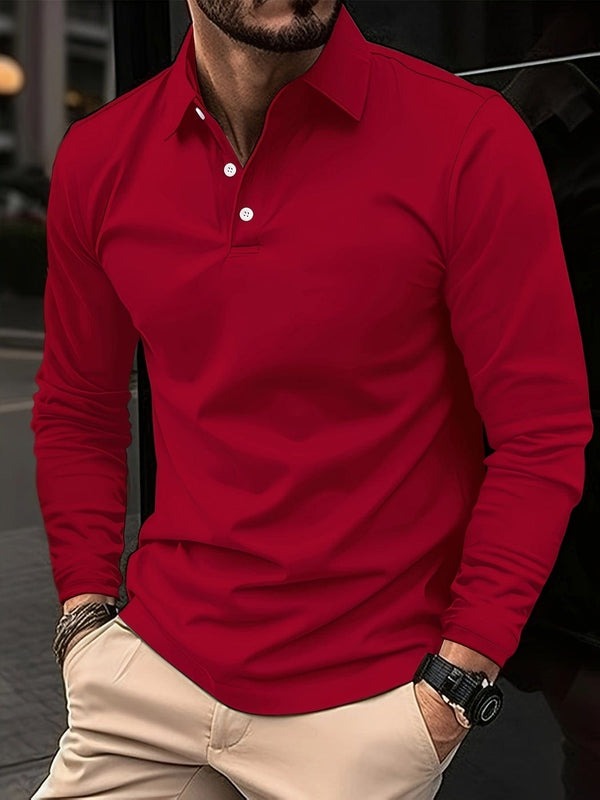 Marco long-sleeved polo shirt