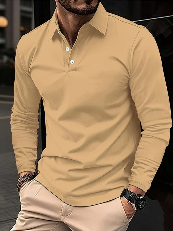 Marco long-sleeved polo shirt